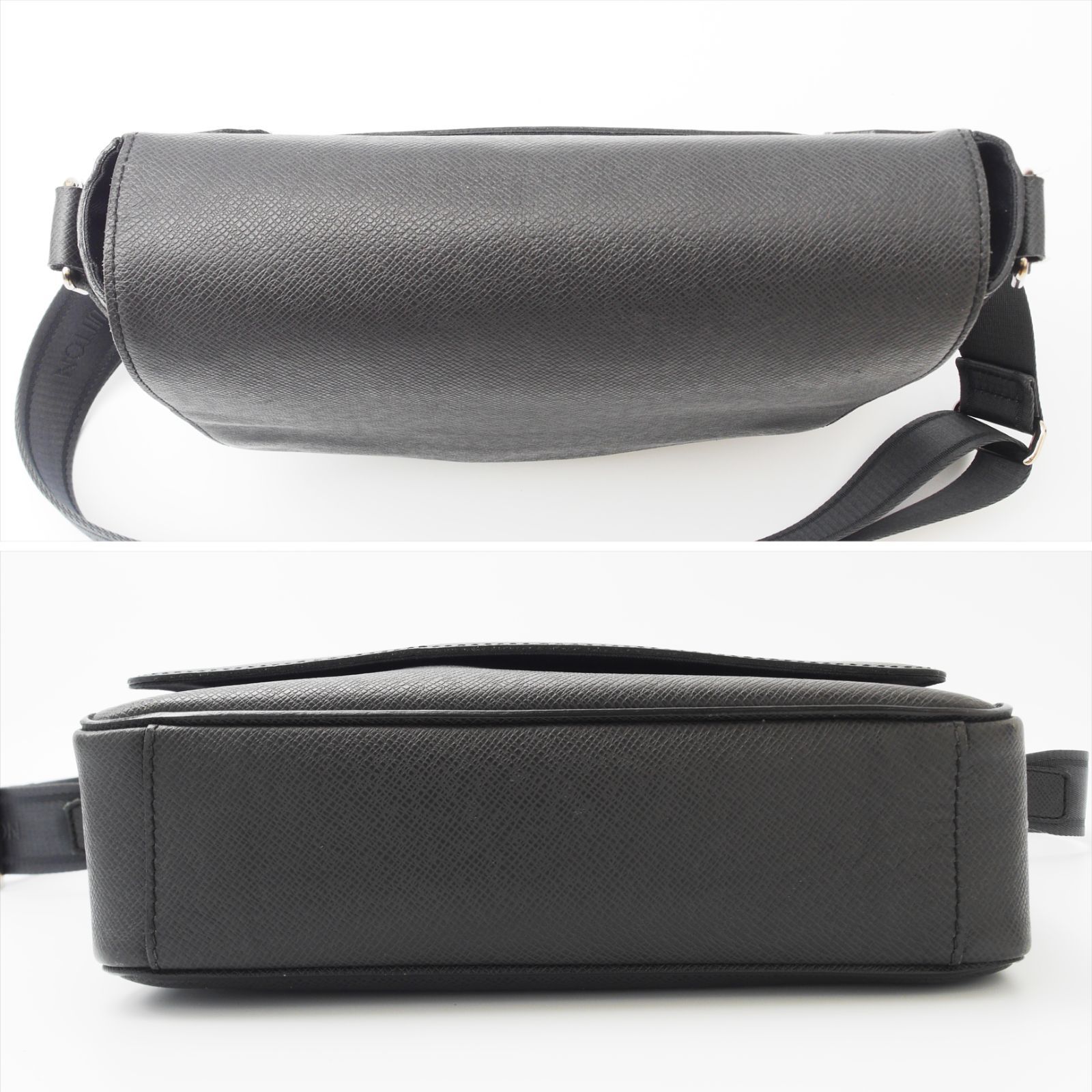 ✨美品✨ ルイヴィトン タイガ ロマンPM ショルダーバッグ ブラック LOUIS VUITTON タイガ ロマンPM ショルダーバッグ ブラック