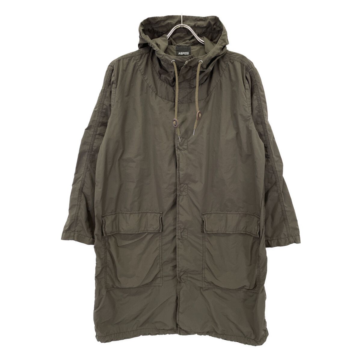 ASPESI アスペジ ﾌﾞﾗｳﾝ F973 ﾅｲﾛﾝ M-51 ﾓｯｽﾞｺｰﾄ XS - メルカリ