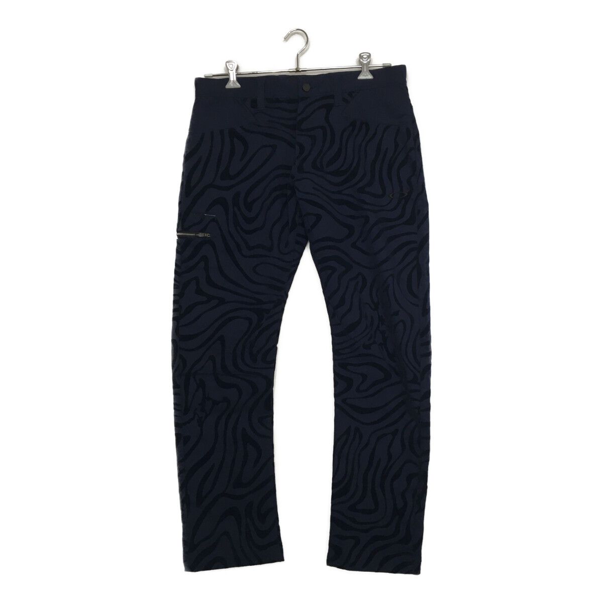 OAKLEY　ネイビー　パンツ　34 中古 メンズ オークリー OAKLEY パンツ 34インチ 紺 ネイビー ゼブラ風