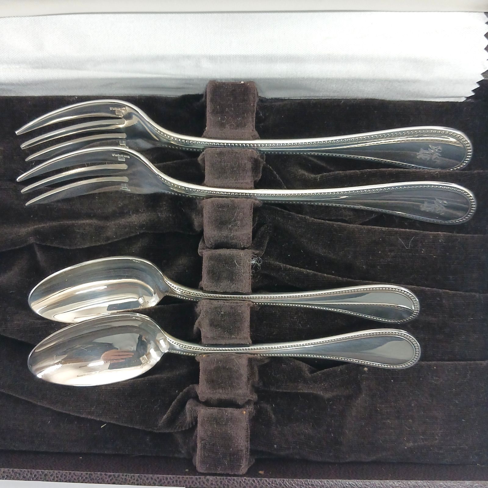 CHRISTOFLE クリストフル Perles パール コーヒースプーン ケーキ