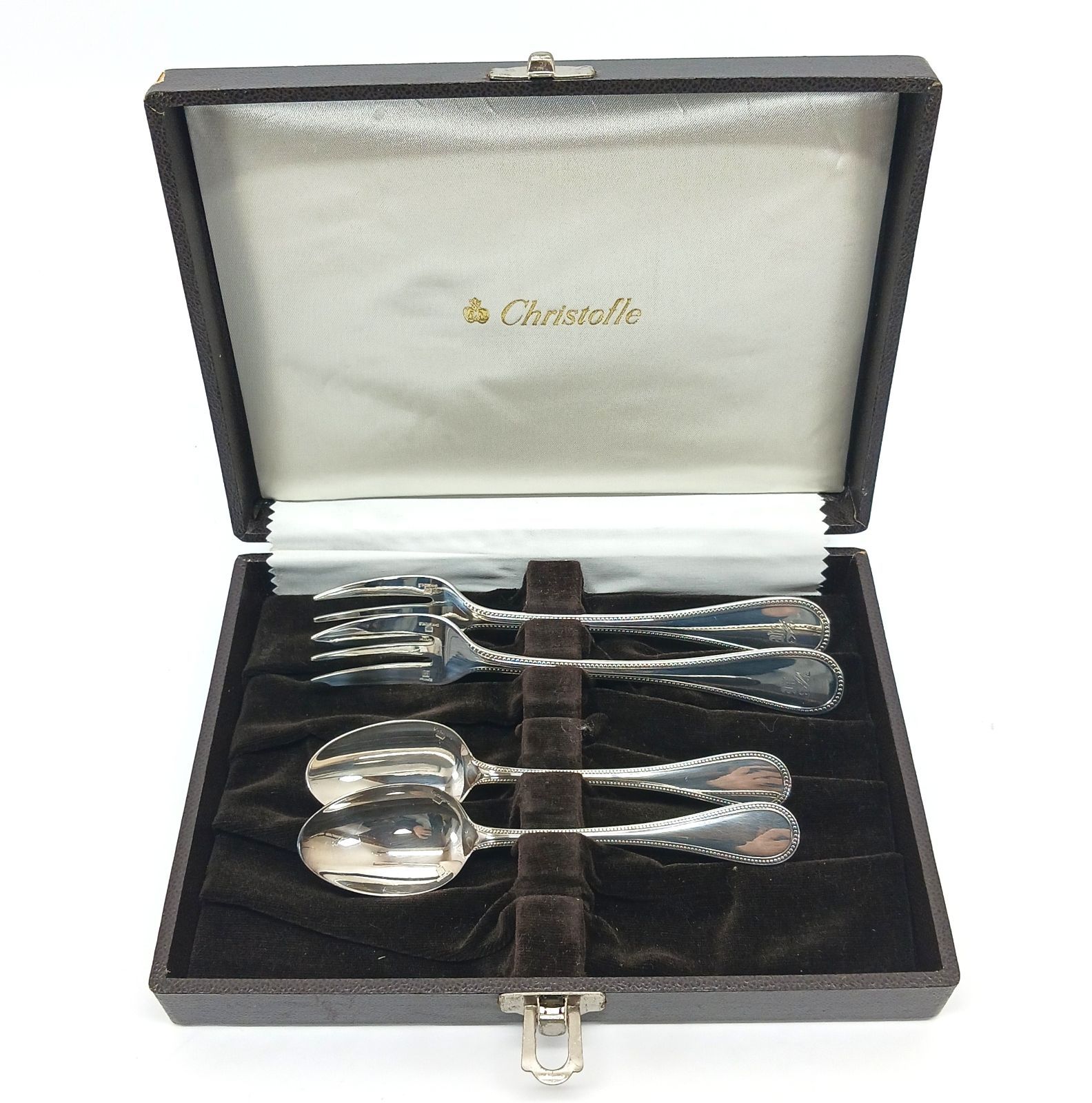 CHRISTOFLE クリストフル Perles パール コーヒースプーン ケーキ