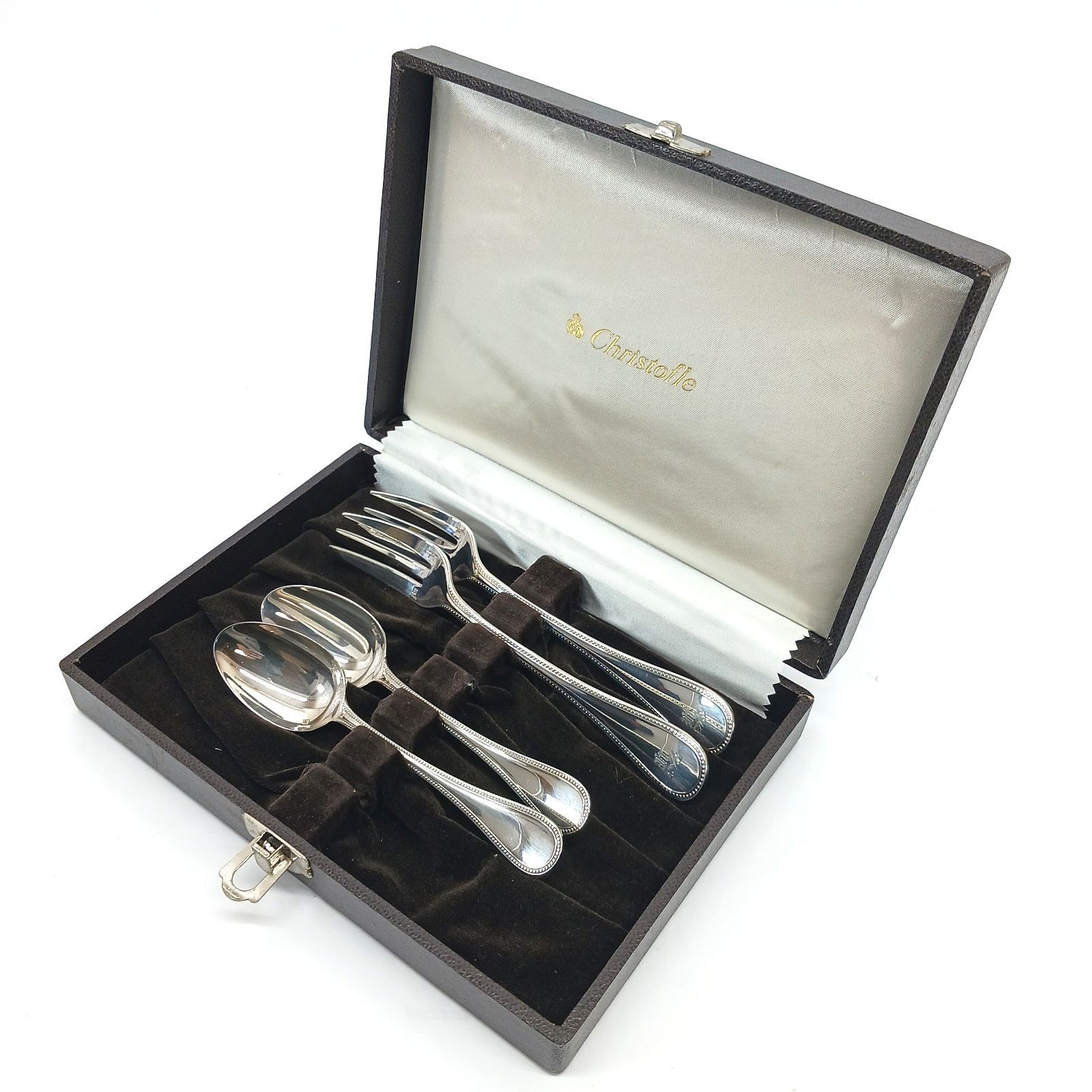 CHRISTOFLE クリストフル Perles パール コーヒースプーン ケーキ