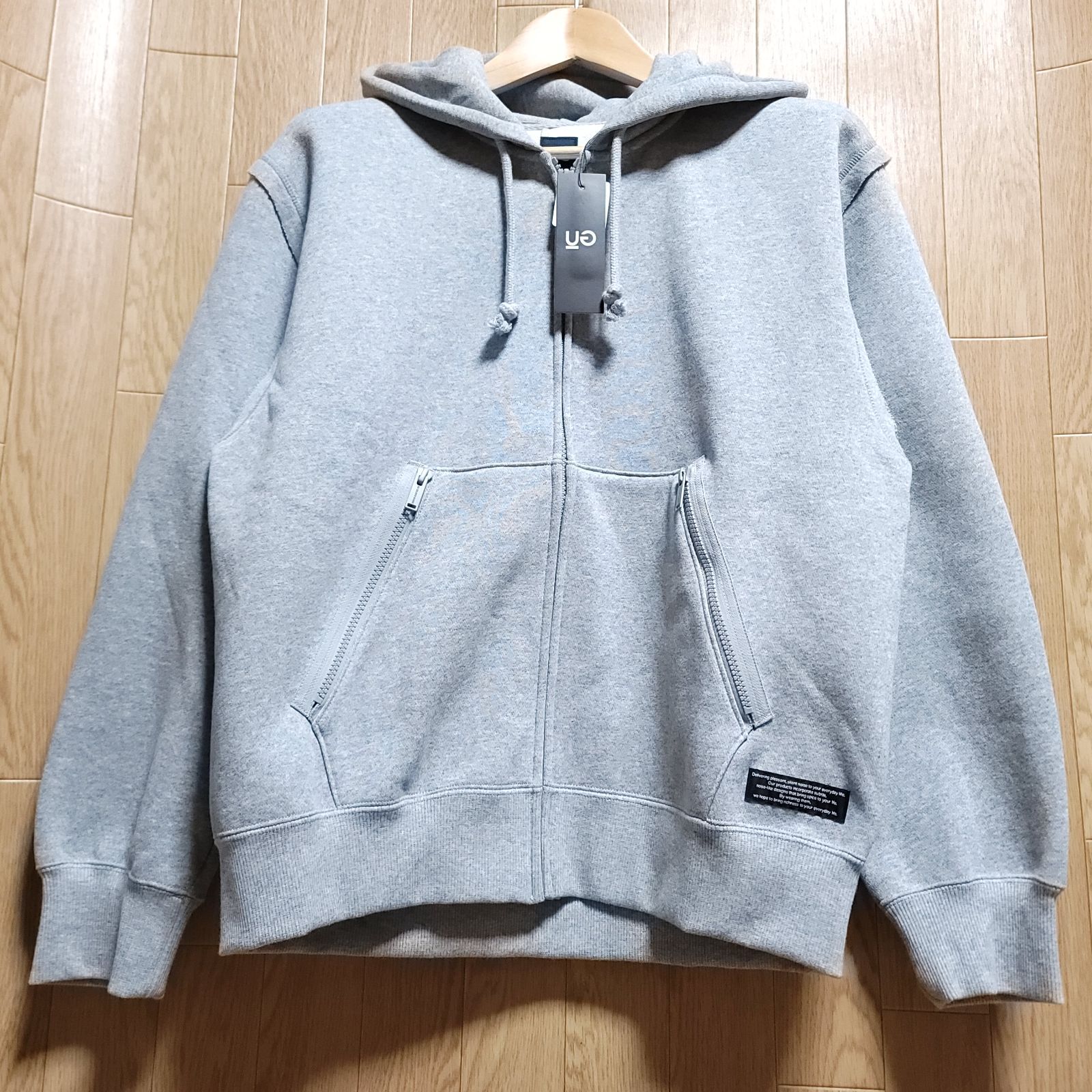 Mサイズ】GU × UNDERCOVER ヘビーウェイトスウェットフルジップ 