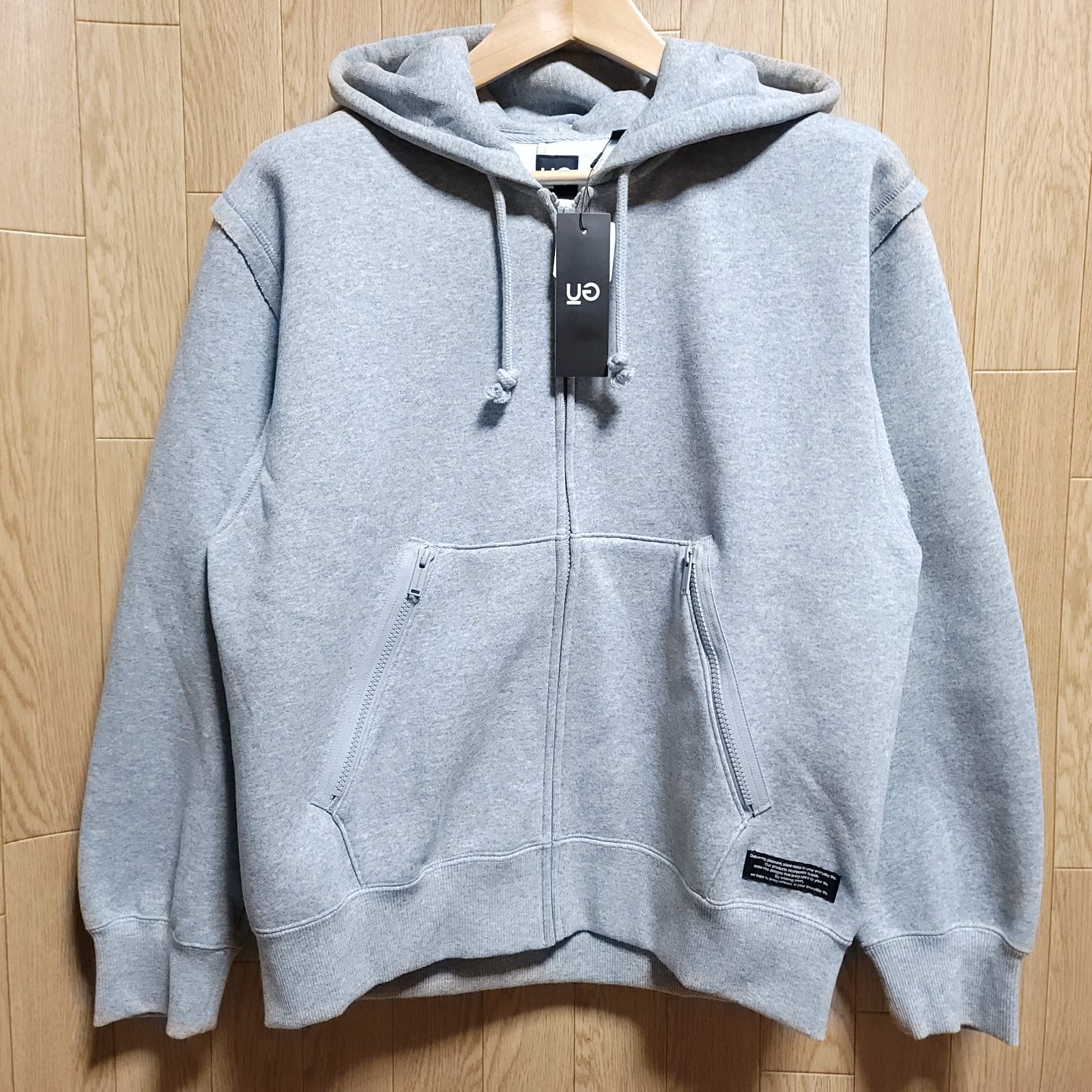 Mサイズ】GU × UNDERCOVER ヘビーウェイトスウェットフルジップ 