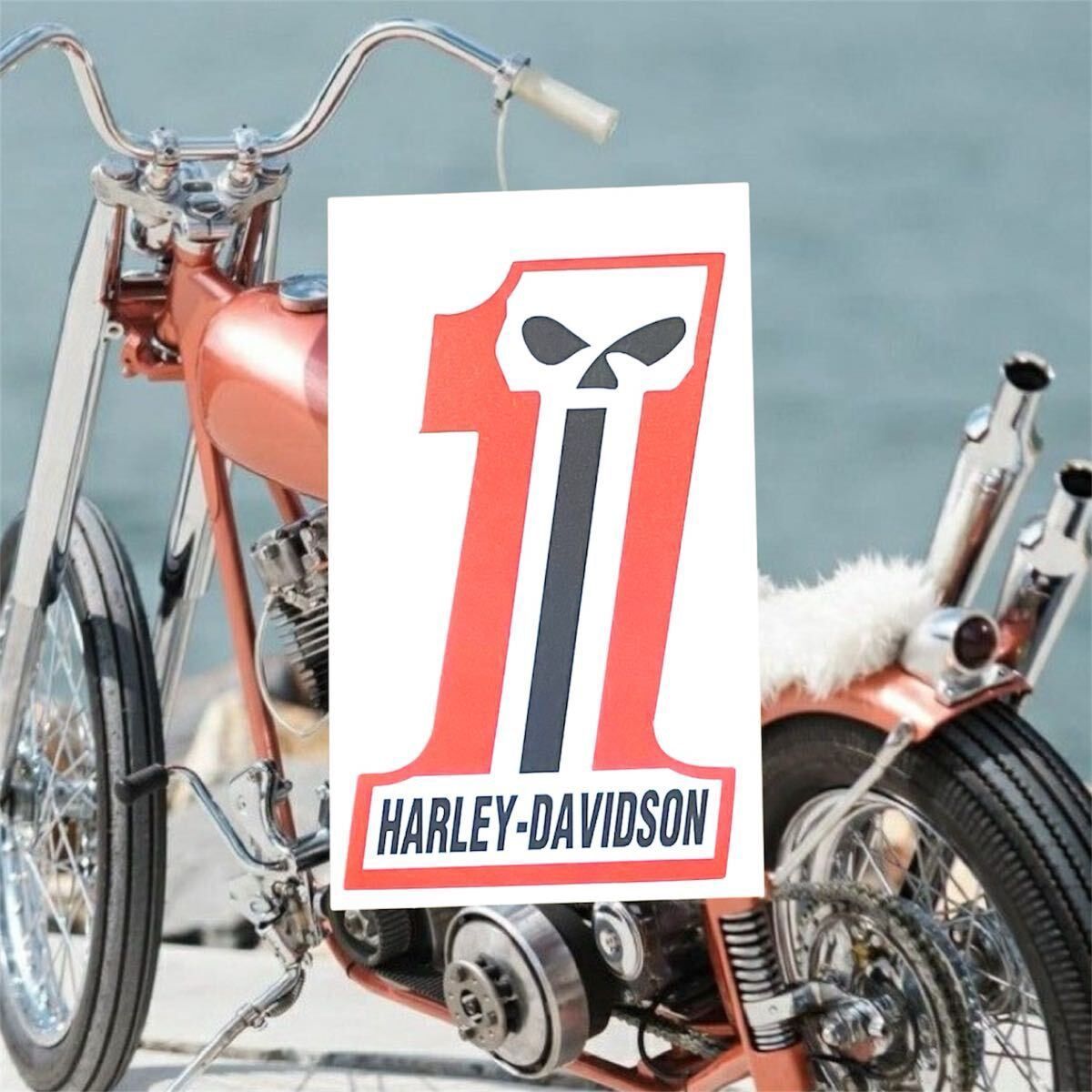 ステッカー シール デッドストック ハーレー チョッパー 純正 80s