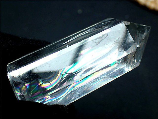 天然レインボー水晶六角柱七星陣B87B7 285B11C