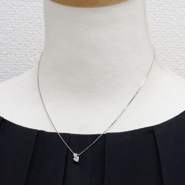 ハカイダーZ ポーラ PT900 ダイヤネックレストップ ダイヤモンド ネックレス 一粒 ダイヤモンドネックレス ダイヤ