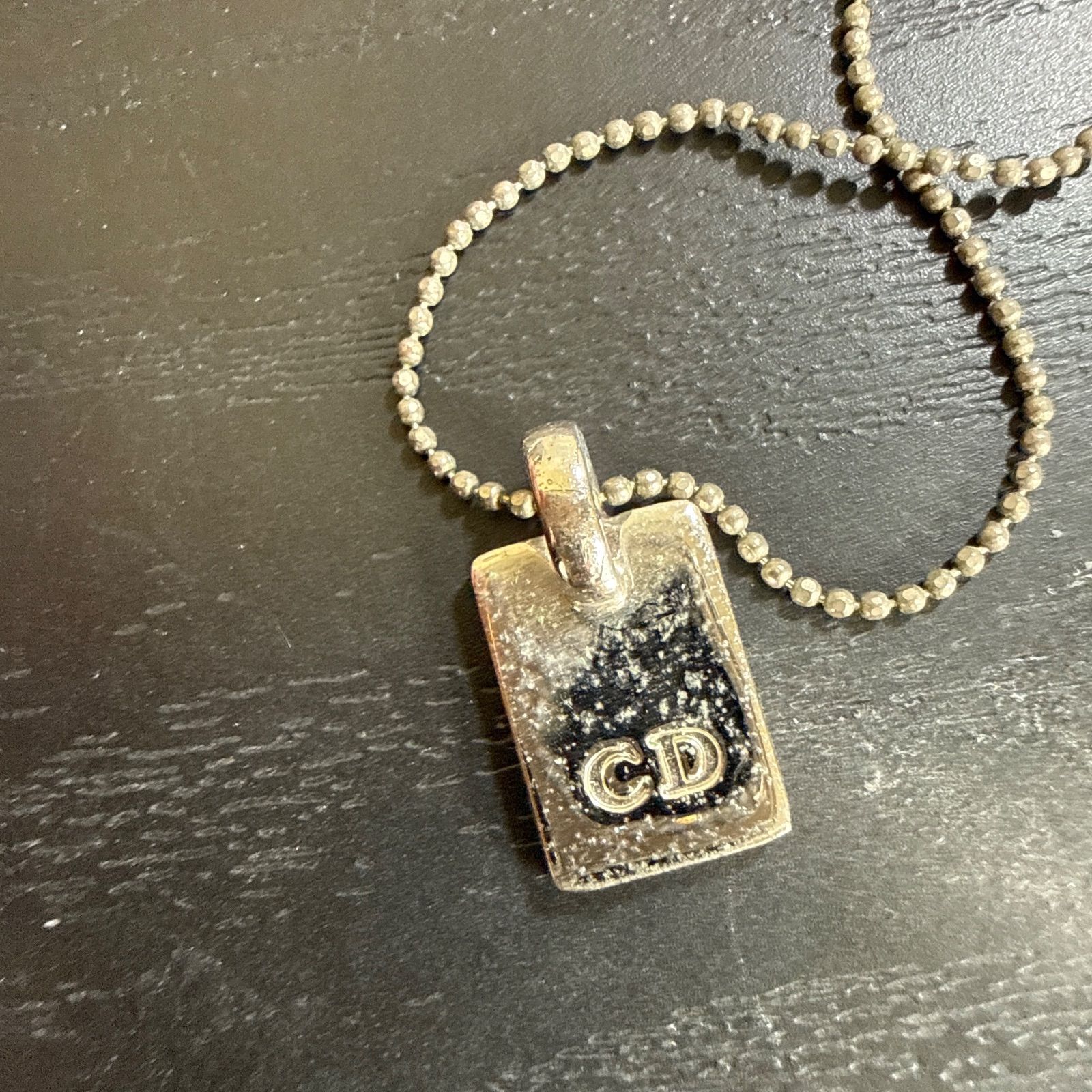 Christian Dior クリスチャンディオール トロッタープレートネックレス