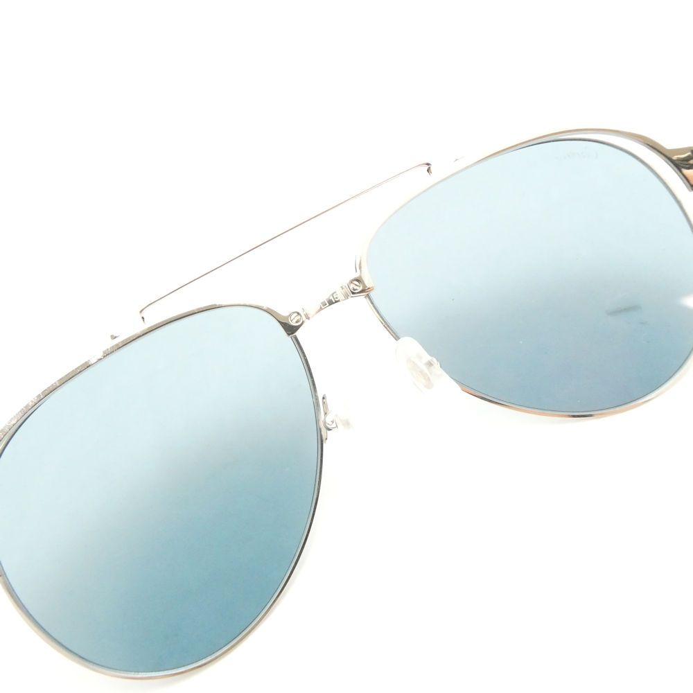 美品 Cartier カルティエ A08G95MJ パイロット サングラス 61□15 145 アイウェア 眼鏡 めがね AY7619 美品 Cartier カルティエ A08G95MJ パイロット サングラス 61□15 145