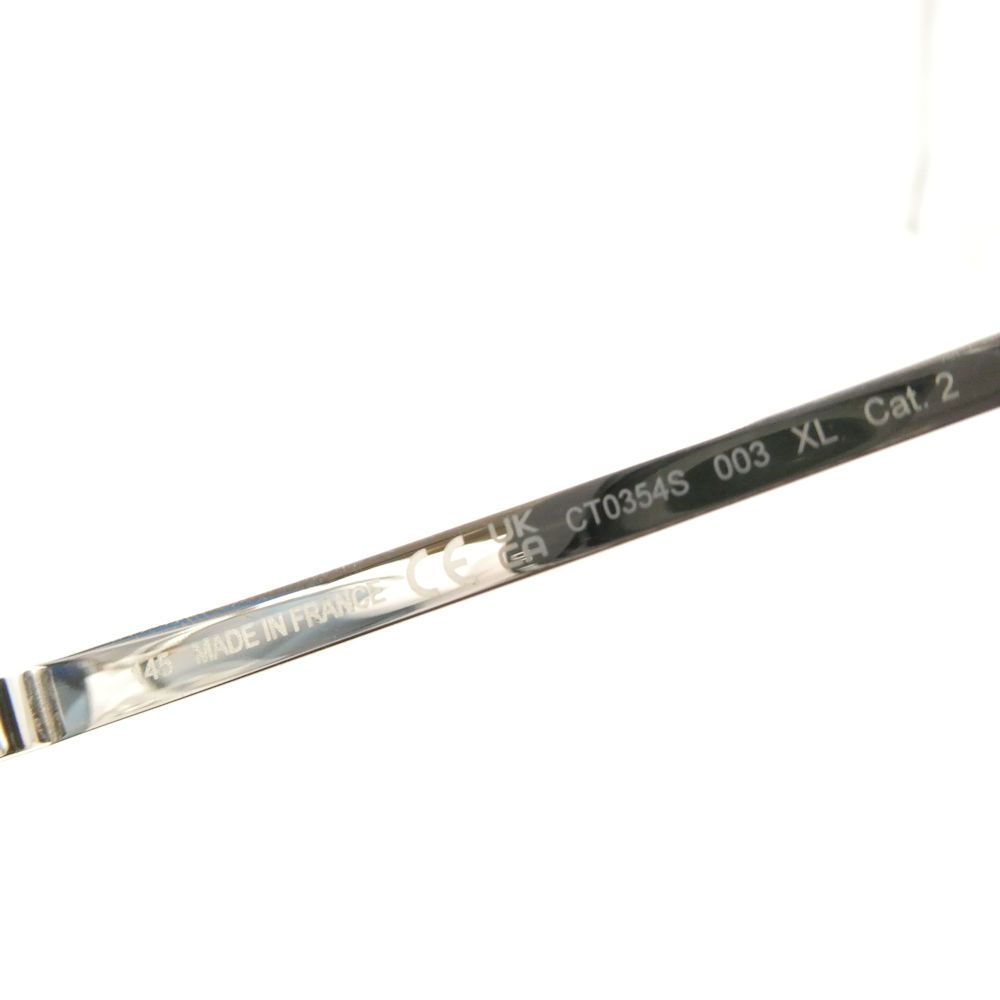 美品 Cartier カルティエ A08G95MJ パイロット サングラス 61□15 145 アイウェア 眼鏡 めがね AY7619 美品 Cartier カルティエ A08G95MJ パイロット サングラス 61□15 145
