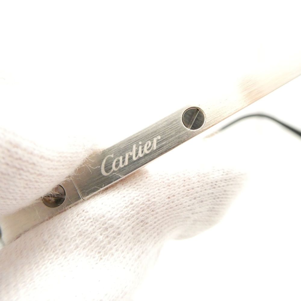 美品 Cartier カルティエ A08G95MJ パイロット サングラス 61□15 145 アイウェア 眼鏡 めがね AY7619 美品 Cartier カルティエ A08G95MJ パイロット サングラス 61□15 145