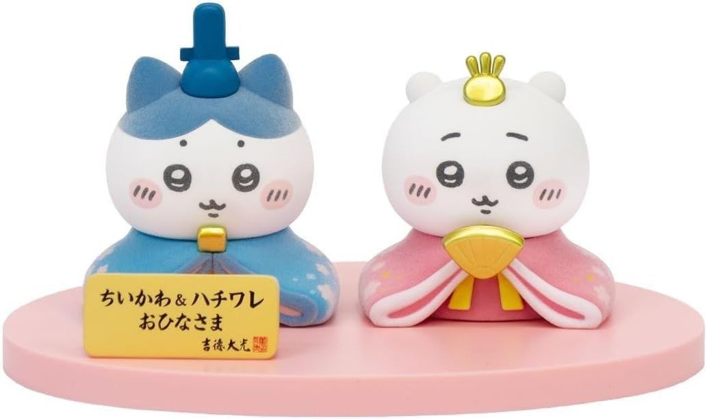 ちいかわ ちいかわ＆ハチワレ ミニ雛人形 ひな人形 ひなまつり