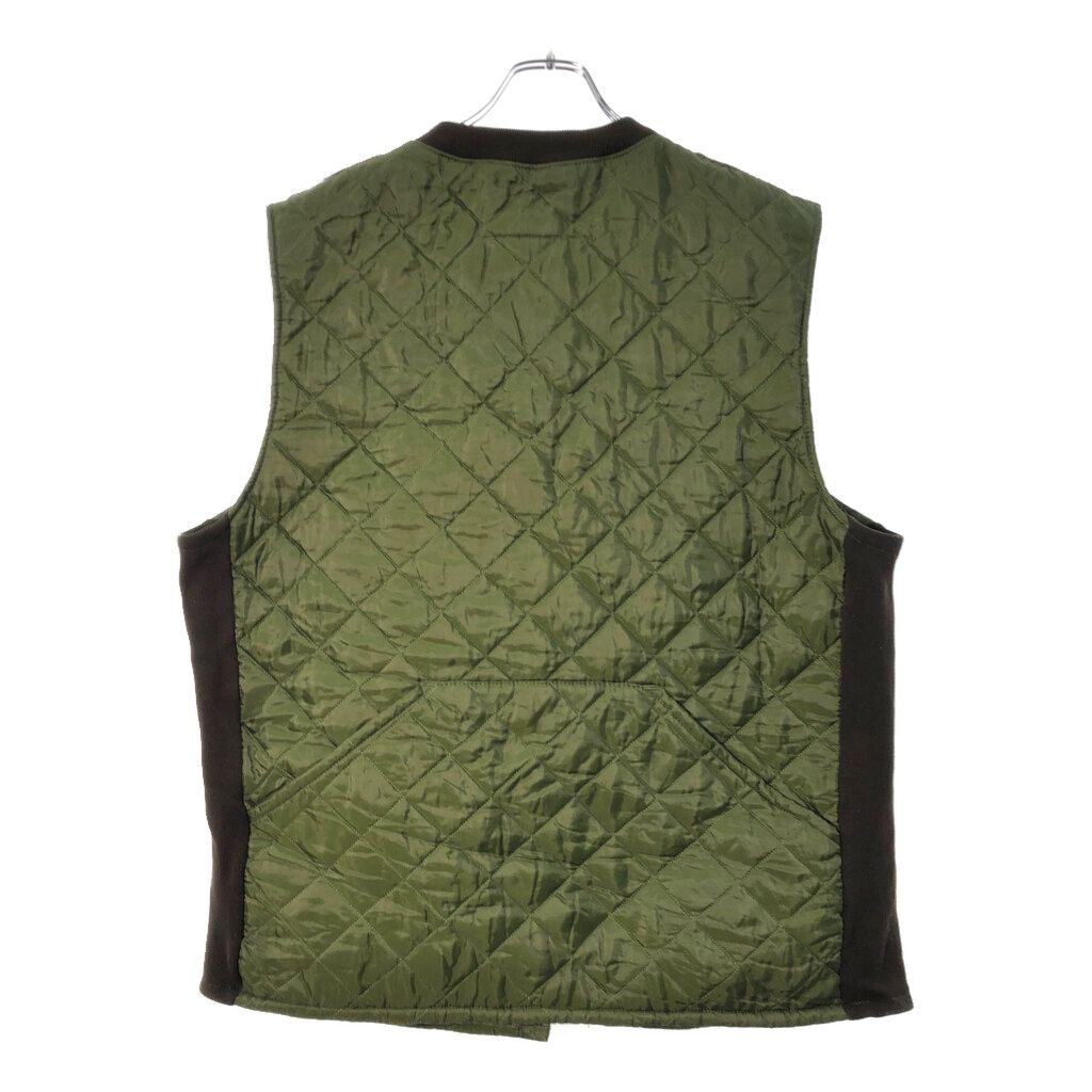 90年代 イングランド製 Barbour バブアー キルティングベスト オリーブ