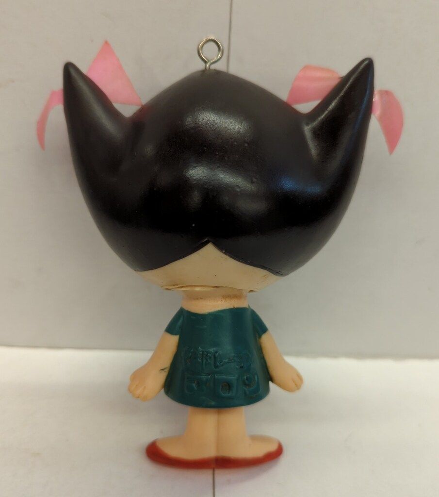  東邦レーヨン ソフビ人形 首振り アロンちゃん 緑ワンピース 115 mm その他 おもちゃ