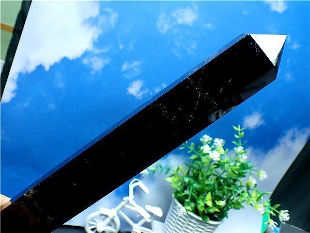 AAA級【魔除け】◇天然モリオン(黒水晶）六角柱YT5C2/216C23C - メルカリ