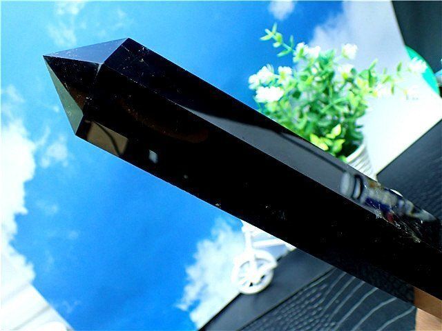 AAA級【魔除け】◇天然モリオン(黒水晶）六角柱YT5C2/216C23C - メルカリ