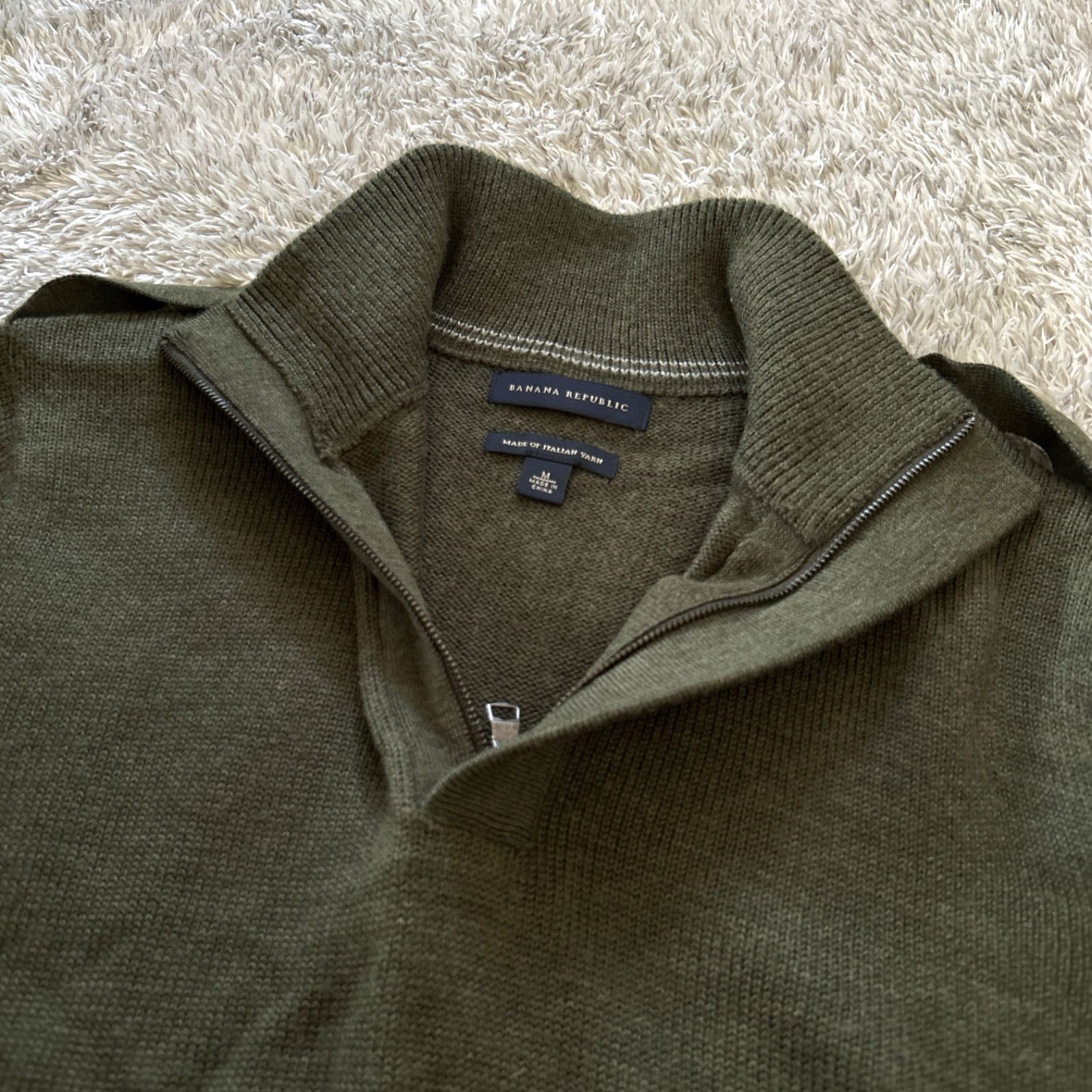 BANANA REPUBLIC バナナパブリック メンズ ニット スタンドカラー 