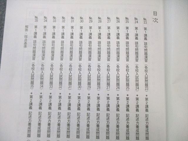 希学園 小5 最高レベル演習 国語 オリジナルテキスト 第1～4分冊(No.1