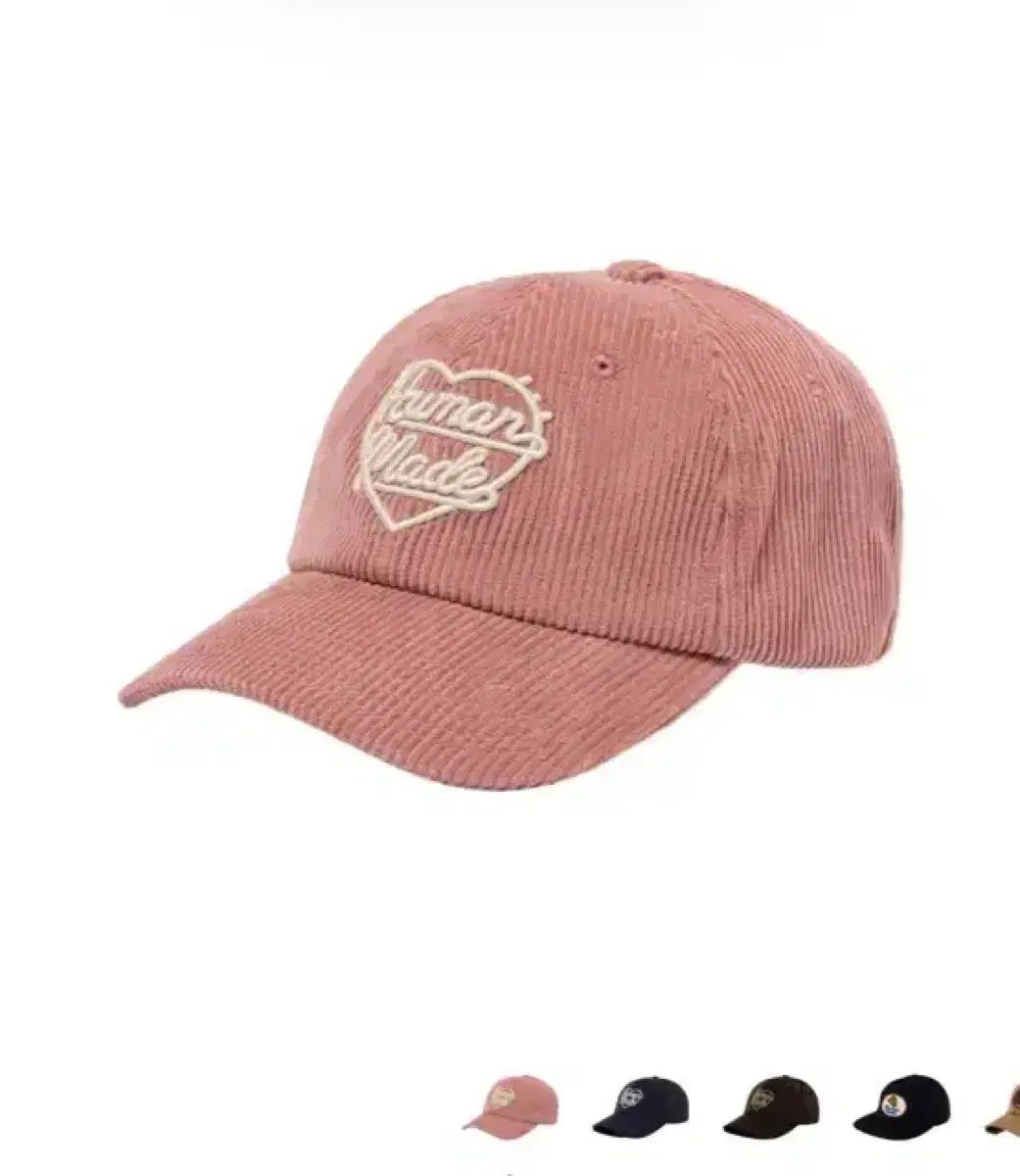 HUMAN MADE(ヒューマンメイド) 6 パネル コーデュロイ キャップ ピンク