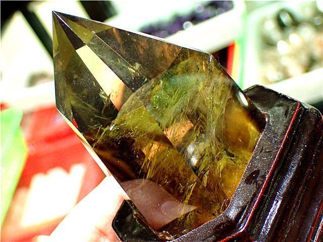 AAA級【金運UP】☆天然シトリン六角柱B109/F399/220C - メルカリ