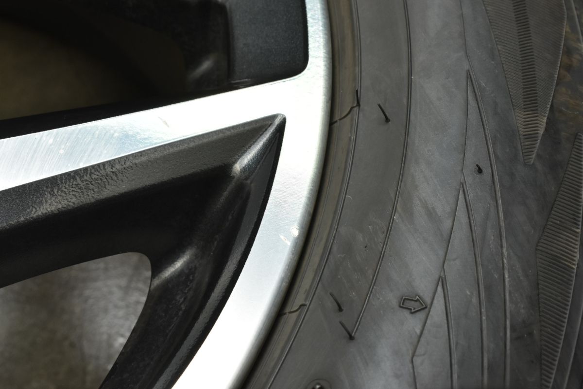 程度良好 バリ溝】スバル GT XV 純正 18in 7J +55 PCD100 ダンロップ 