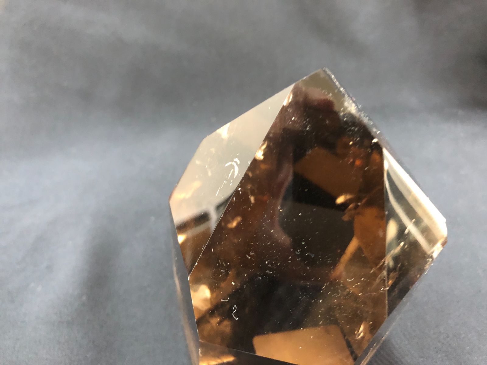  スモーキークォーツポイント ブラジル G VALADARES産 リビング雑貨 置物 インテリア小物