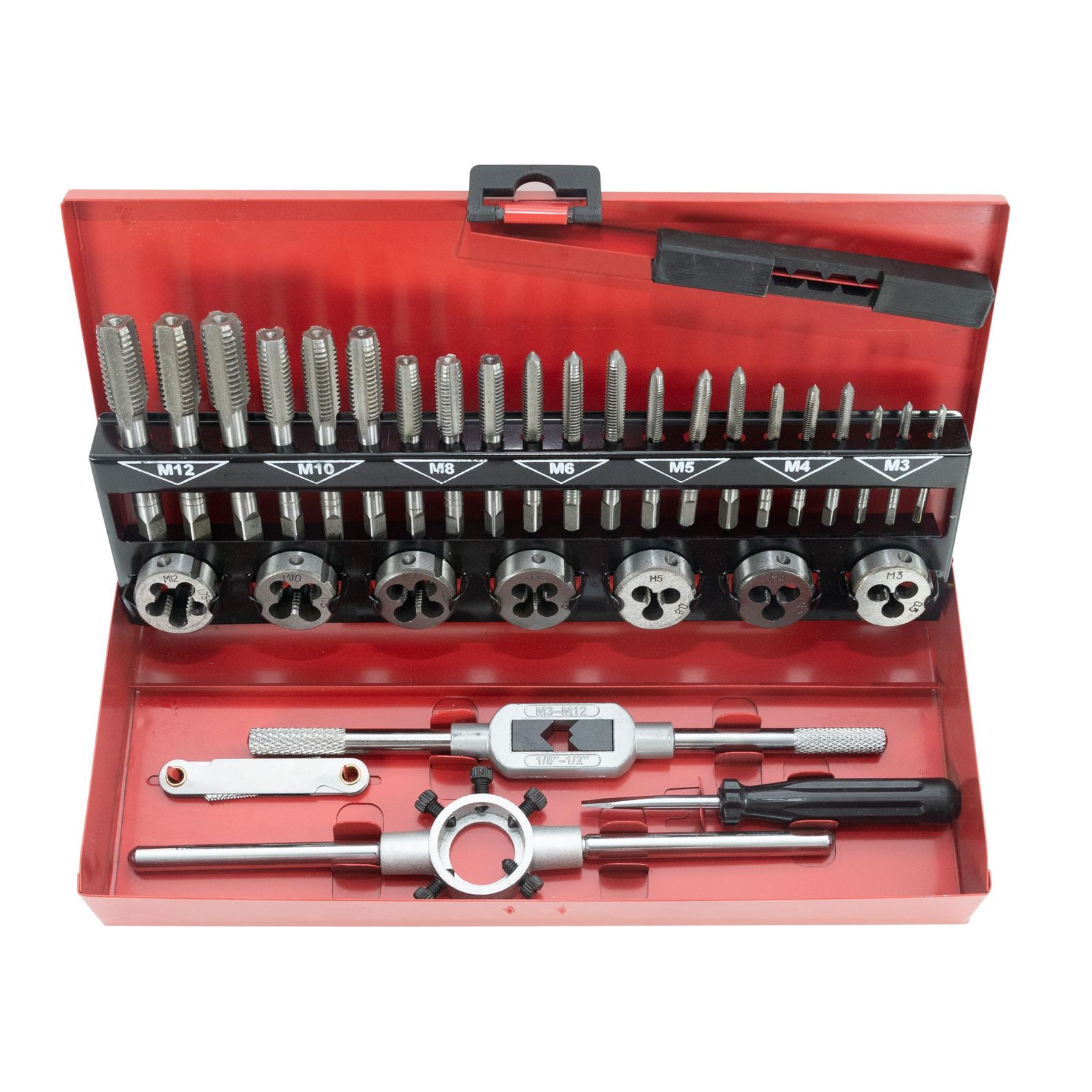 新品 タップダイスセット 32点セット ネジ山 ネジ穴 ボルト修正 補正