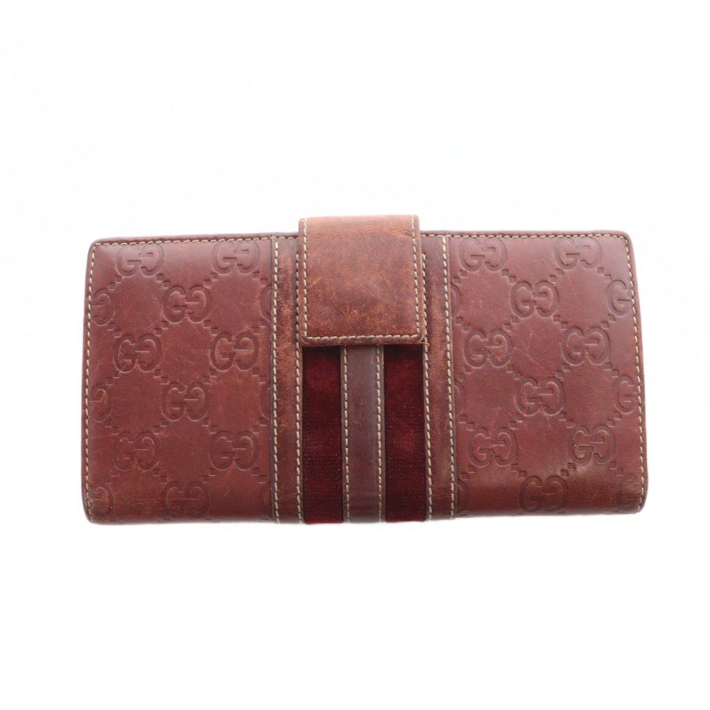 グッチ GUCCI 150674 グッチシマ レザー シェリーライン 長財布 ロング