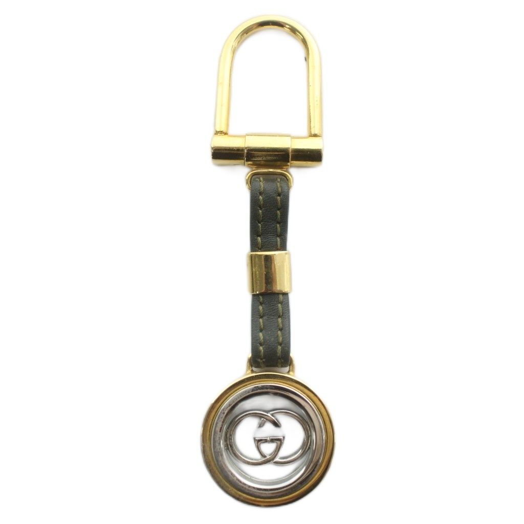 グッチ GUCCI オールドグッチ キーリング キーホルダー レザー