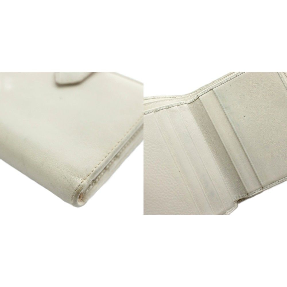 クリスチャンディオール Christian Dior 財布 二つ折り レザー Wホック