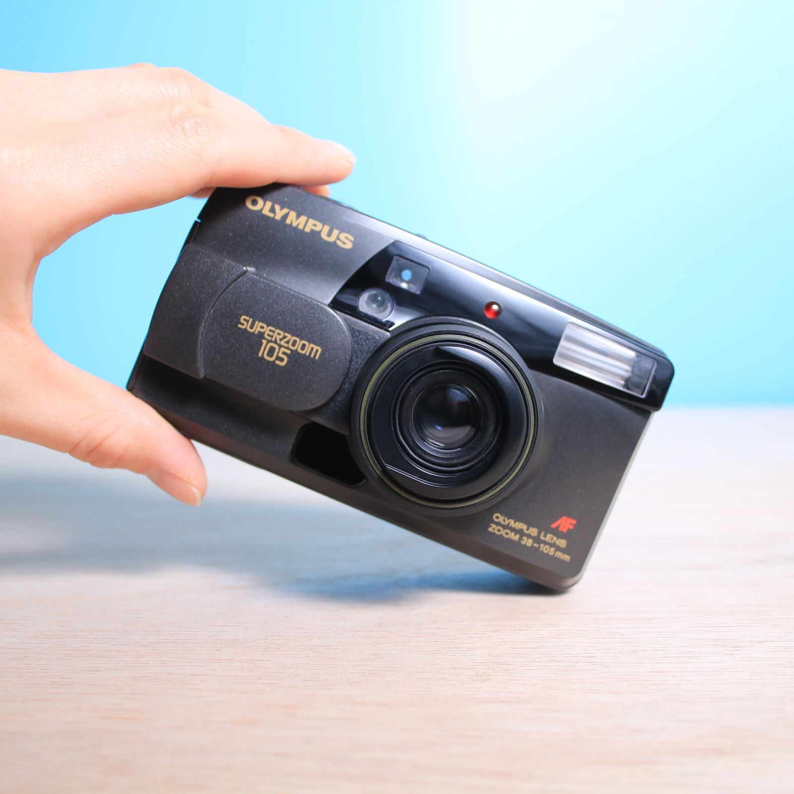 フィルムカメラ OLYMPUS SUPERZOOM 105g 完動品❁極美品 OLYMPUS SUPERZOOM 105G オリンパス スーパーズーム