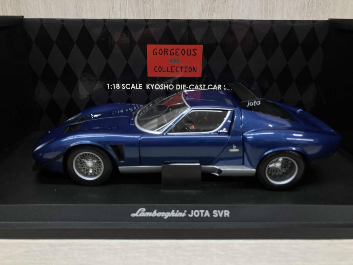 KYOSHO 1 18 LAMBORGHINI JOTA SVR Blue Silver 京商