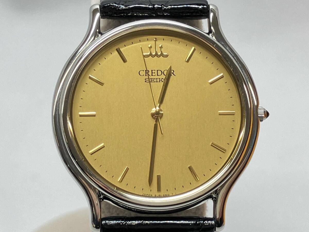 BOX付】SEIKO(セイコー) CREDOR GCAR051 ゴールド文字盤 クォーツ