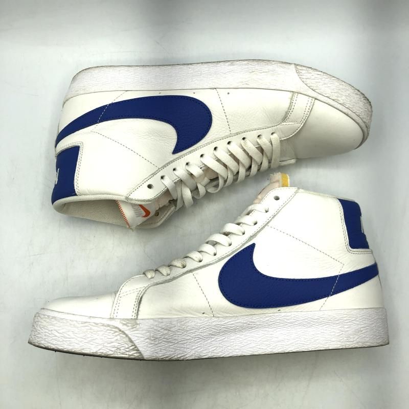 中古】Nike SB Orange Label Zoom Blazer Mid ISO ホワイト ロイヤル 