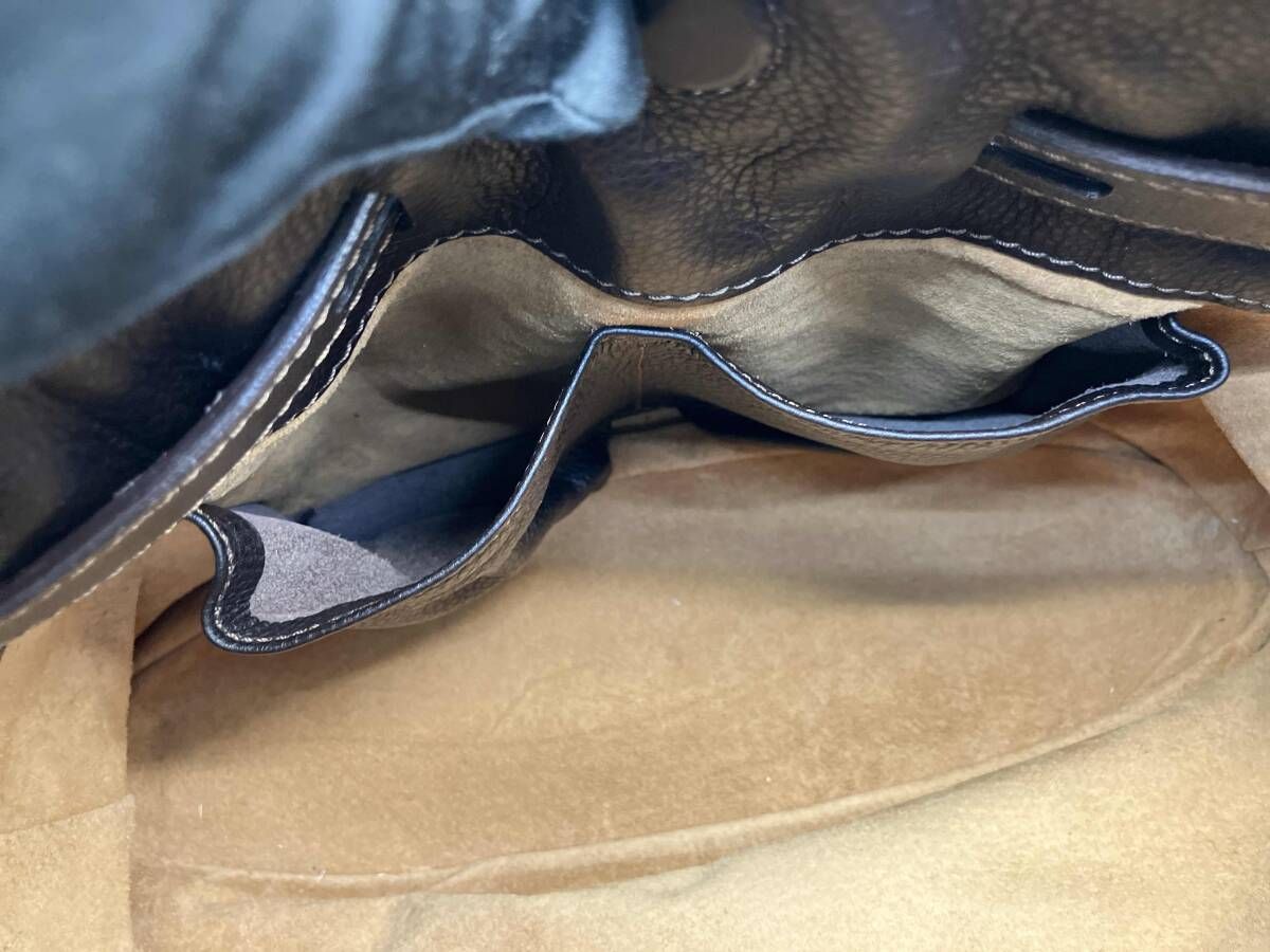 マウロゴヴェルナ MAURO GOVERNA/ハンドバッグ/パイソン/ブラウン