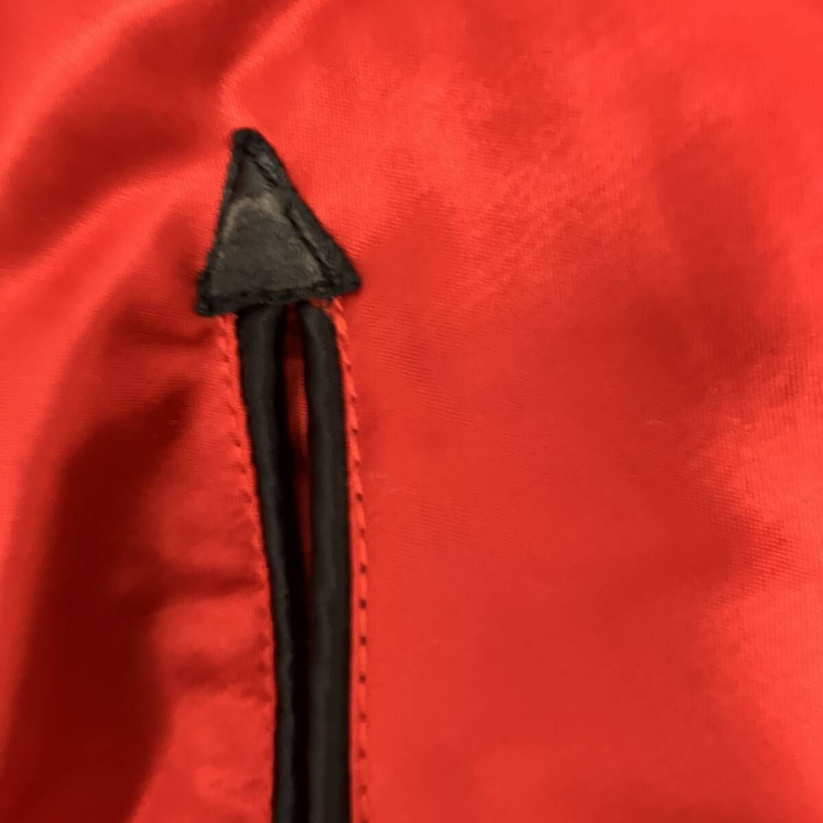 DIESEL リバーシブルスカジャン 黒赤 DIESEL 刺繍リバーシブルスカジャン