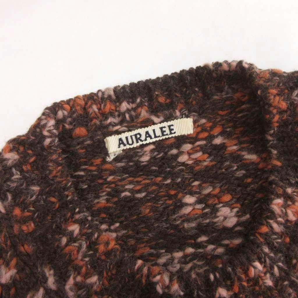 【美品】AURALEE 22AW WOOL MIX SLUB YARN KNIT オーラリー AURALEE 22AW WOOL MIX SLUB YARN KNIT ニット セーター