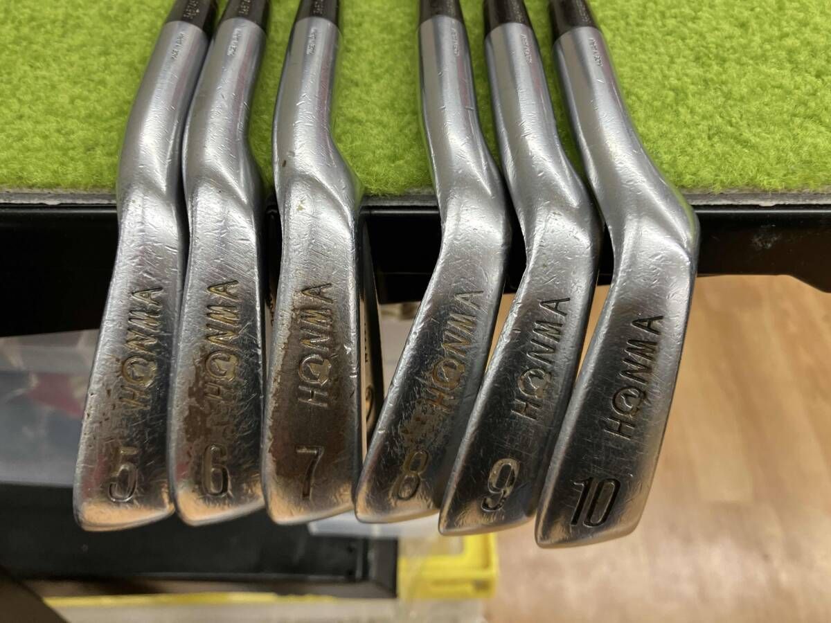アイアンセット HONMA GOLF LB‐606 CAVITY BACK (5-10番 計6本) 黒