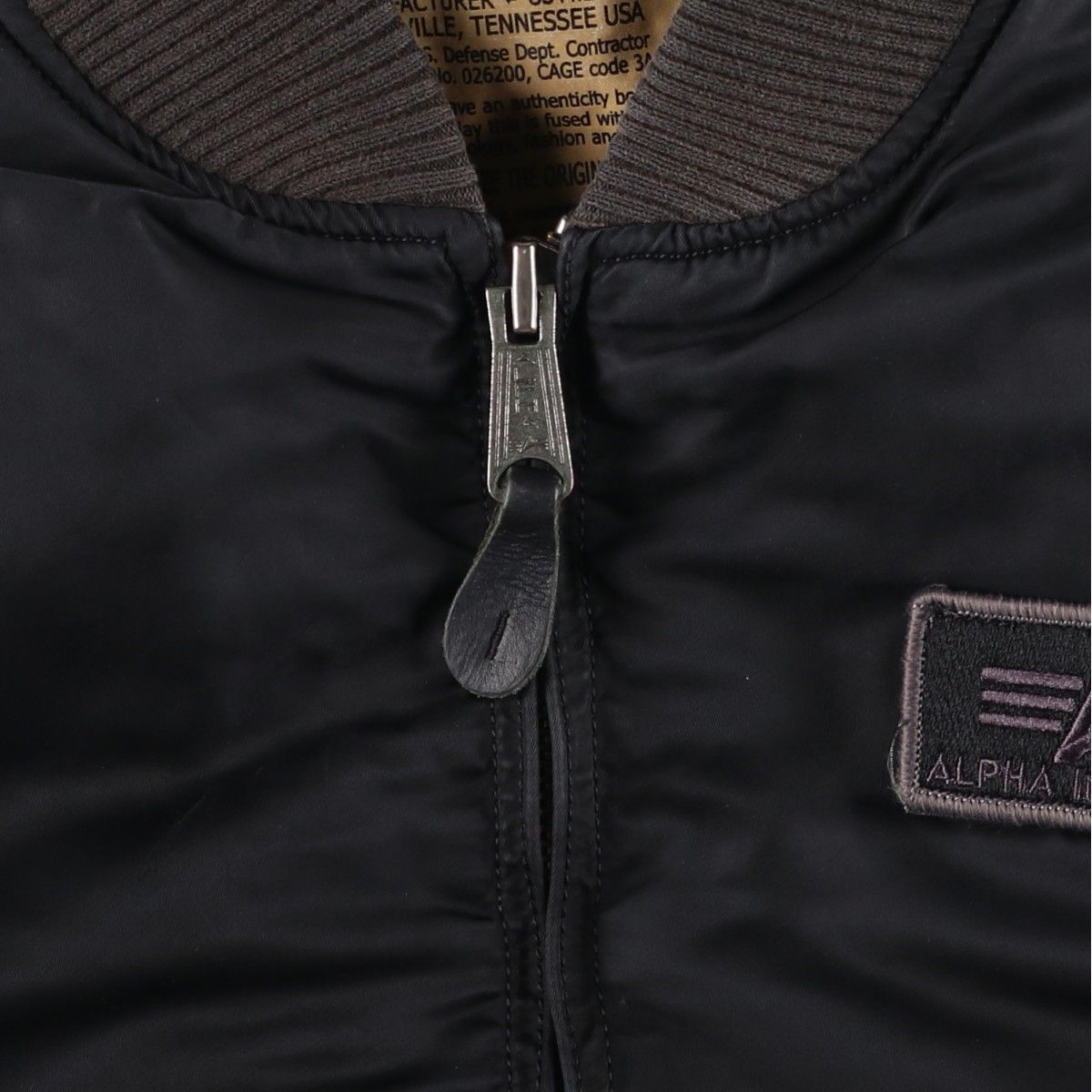 古着 民間品 アルファ ALPHA MA-1タイプ 中綿入り ミリタリー フライト