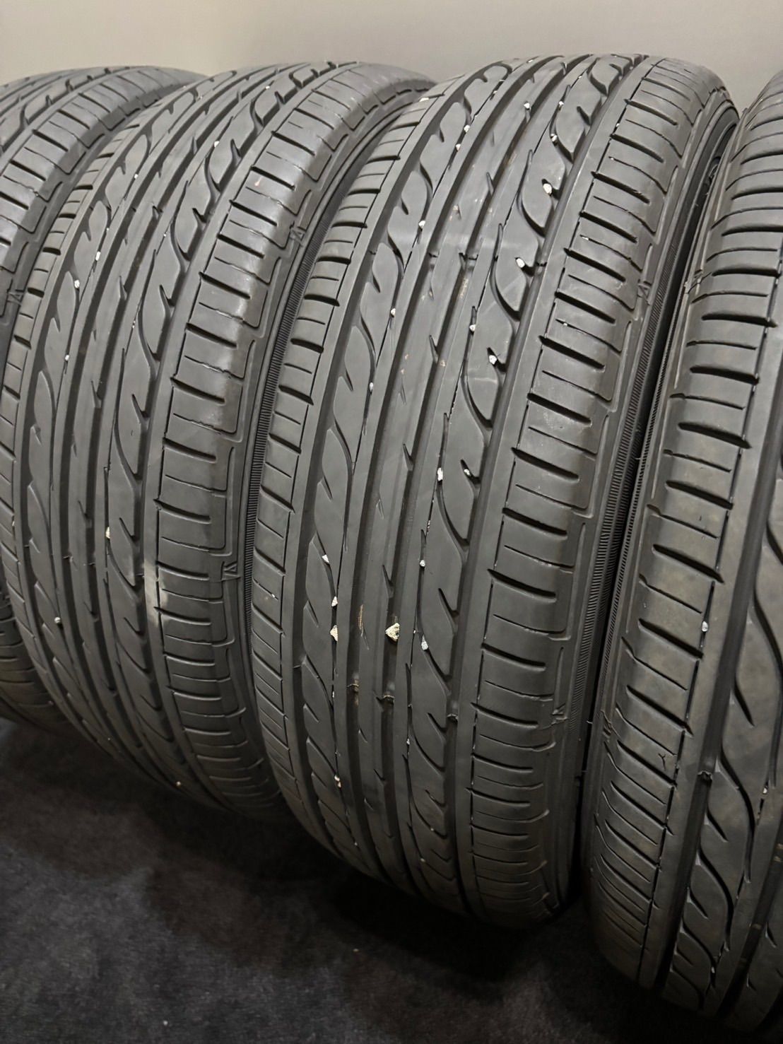 ☆185/65R14 DUNLOP/EC202 20年製 夏タイヤ サマータイヤ 4本