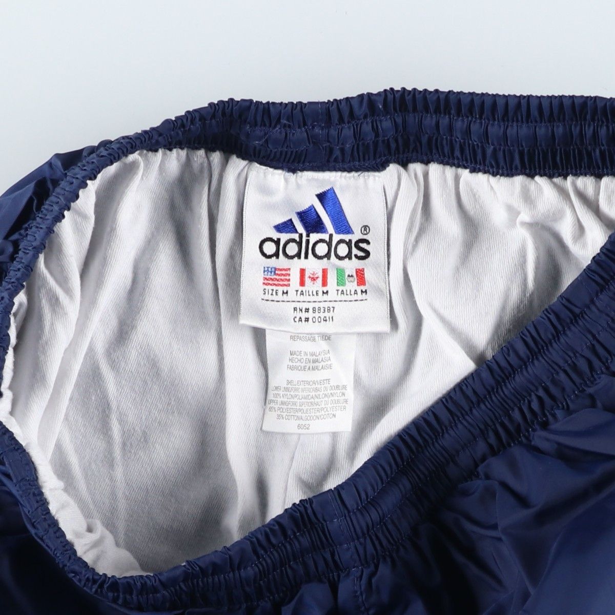 古着 90年代 アディダス adidas ナイロンパンツ シャカシャカパンツ