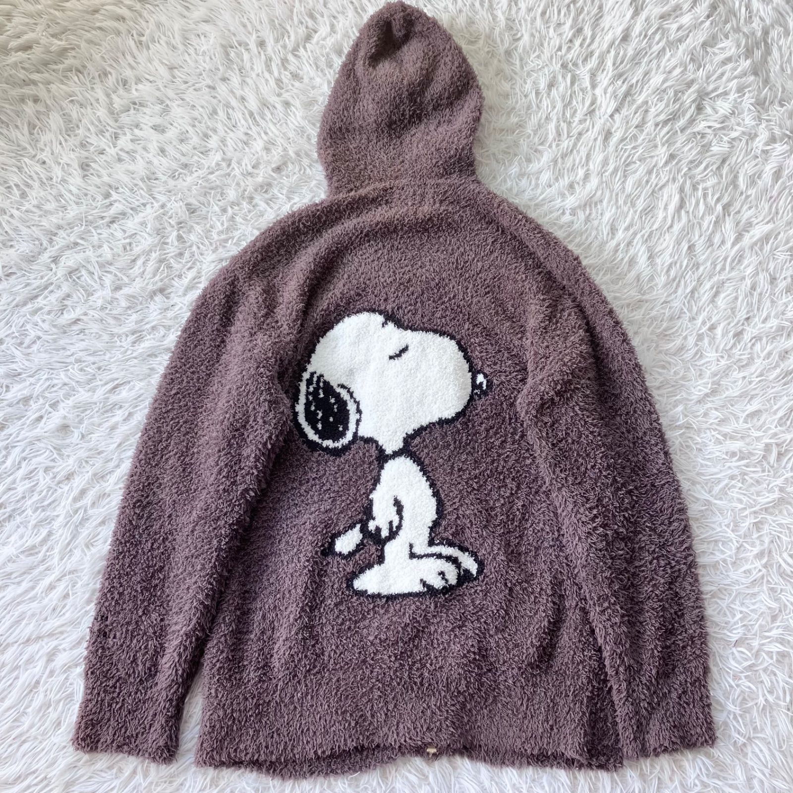 ジェラートピケ　スヌーピー パーカー gelato pique - ジェラートピケ スヌーピー セットアップ パーカー