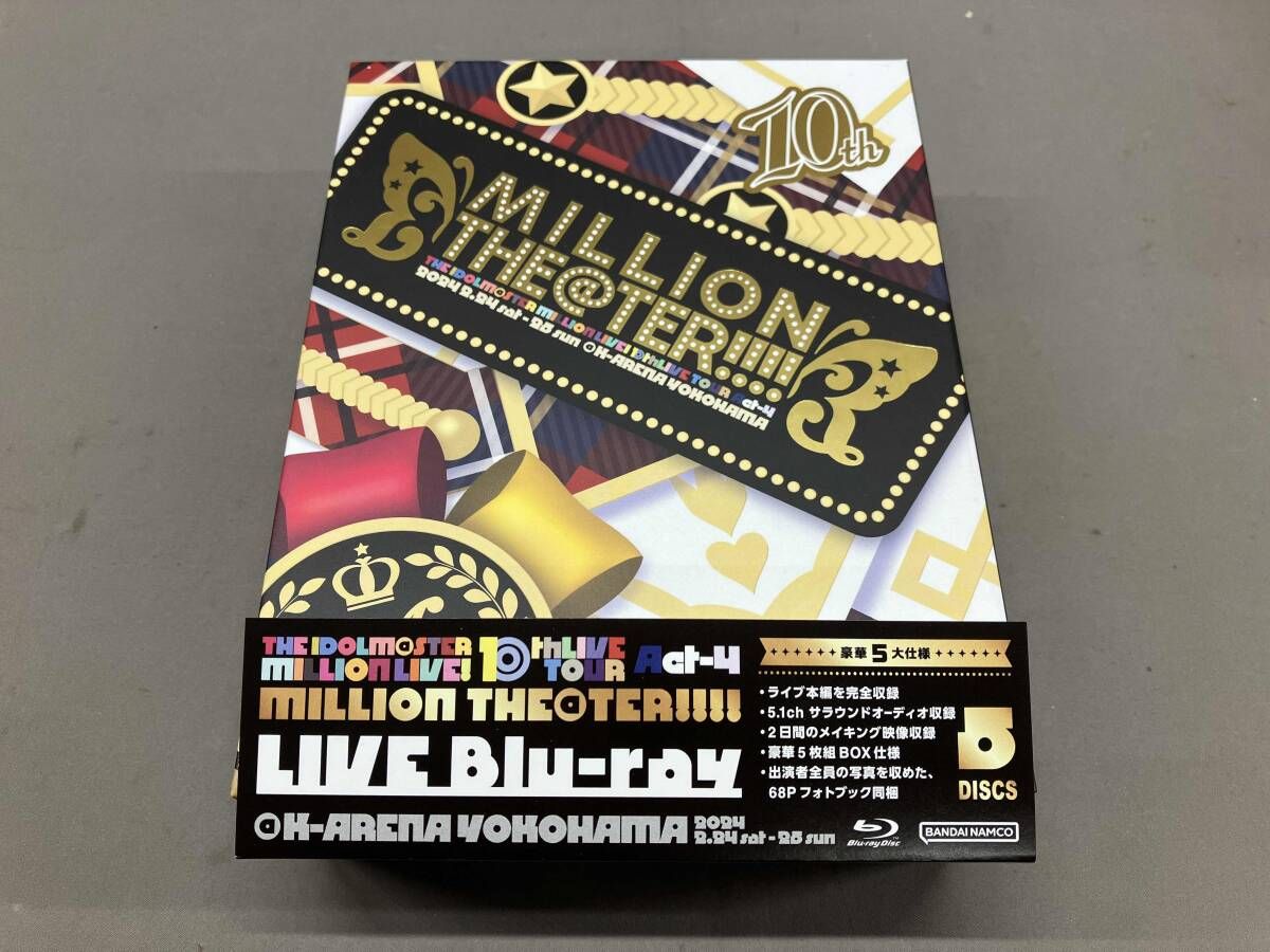 Blu ray THE IDOLM STER MILLION LIVE! 10 thLIVE TOUR Act 4 TER!!!! LIVE 初回生産 版