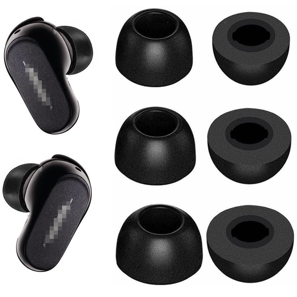 低反発 イヤーピース Bose QuietComfort Earbuds II用 ウレタン製