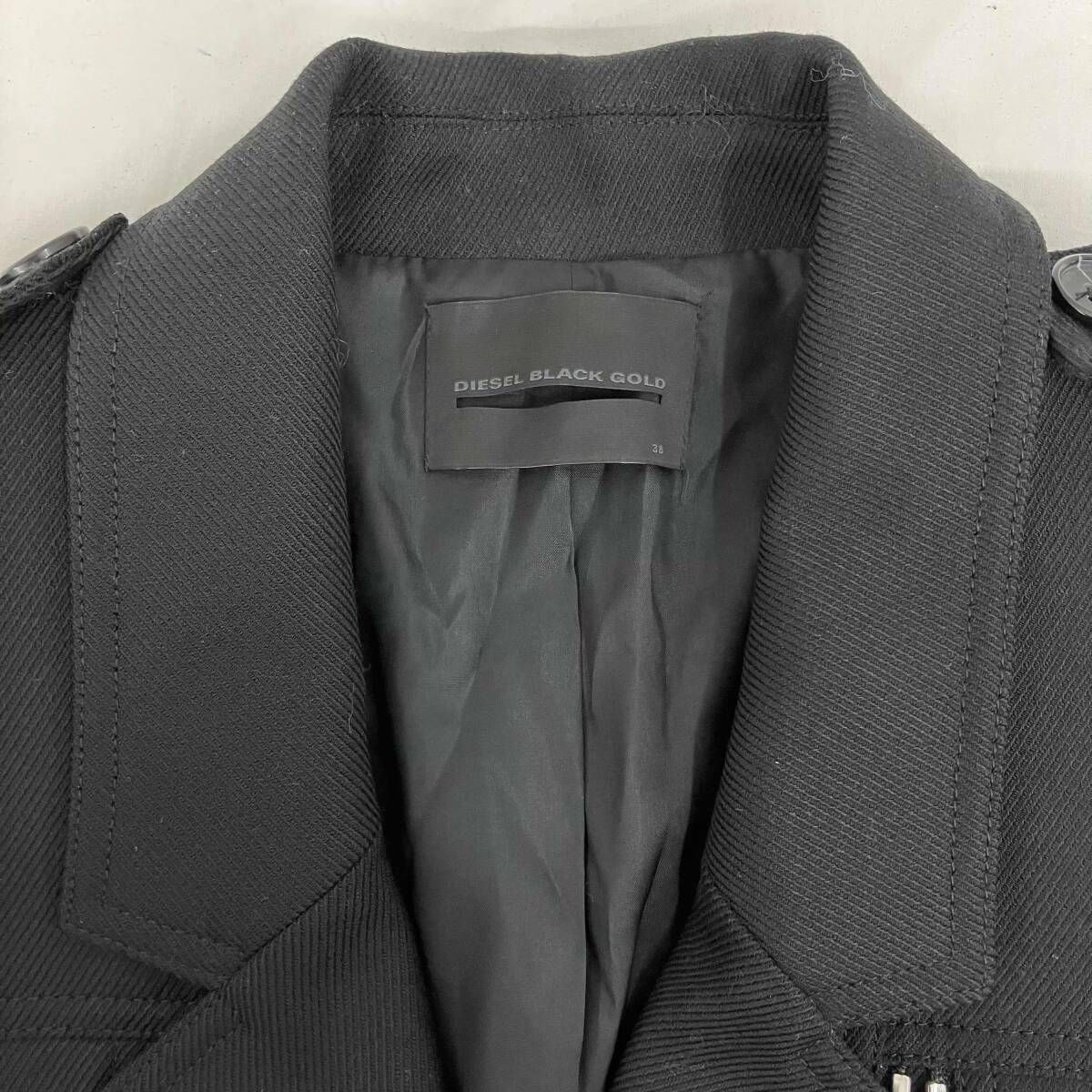 DIESEL BLACK GOLD／ディーゼルブラックゴールド／コート／ブラック