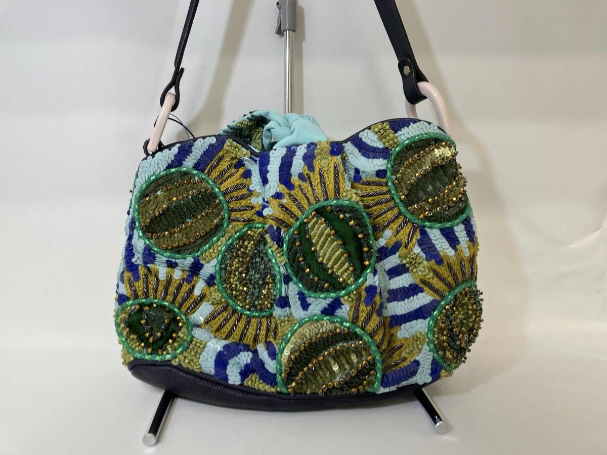 JAMIN PUECH ジャマン ピュエッシュ ANZAバッグ 刺繍 スパンコール