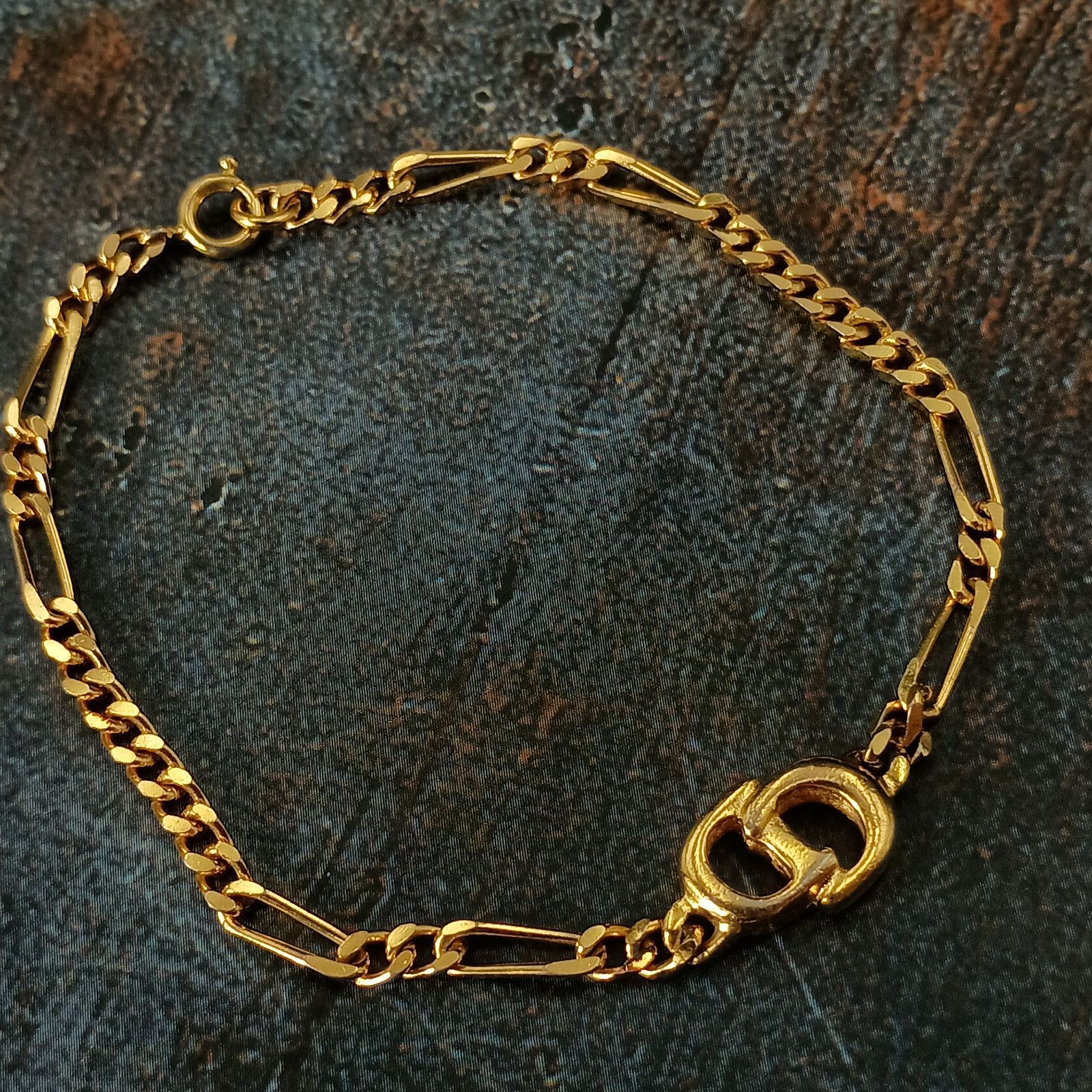 Christian Dior ディオール 喜平チェーン ゴールド ブレスレット