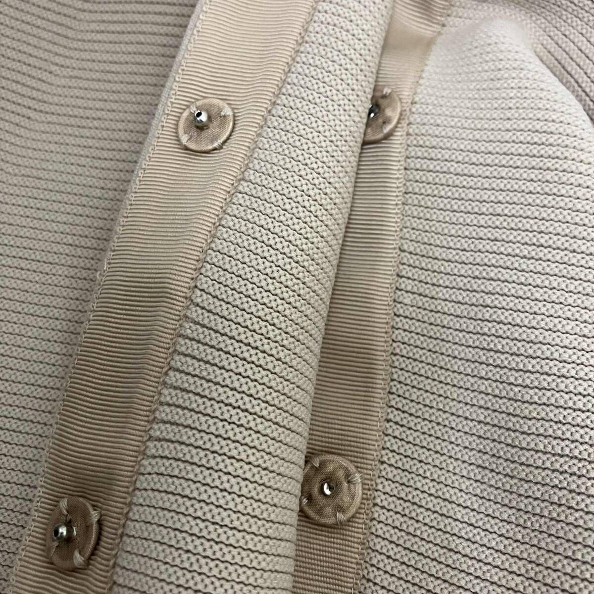 TO BE CHIC ニットカーディガン ベージュ Ⅲ