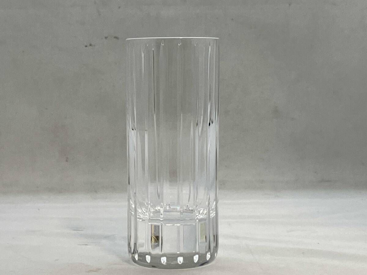 Baccaratバカラ ハーモニー ハッピーアワー タンブラー 12 cm 直線カットグラス ブランド食器 クリスタルガラス 超