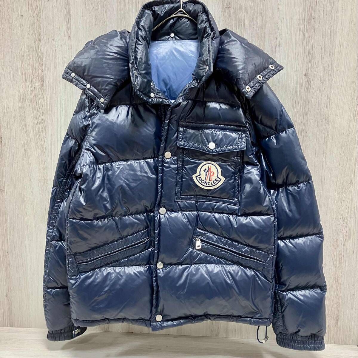 MONCLER モンクレール ダウンジャケット Oサイズ ネイビー 【公式通販】